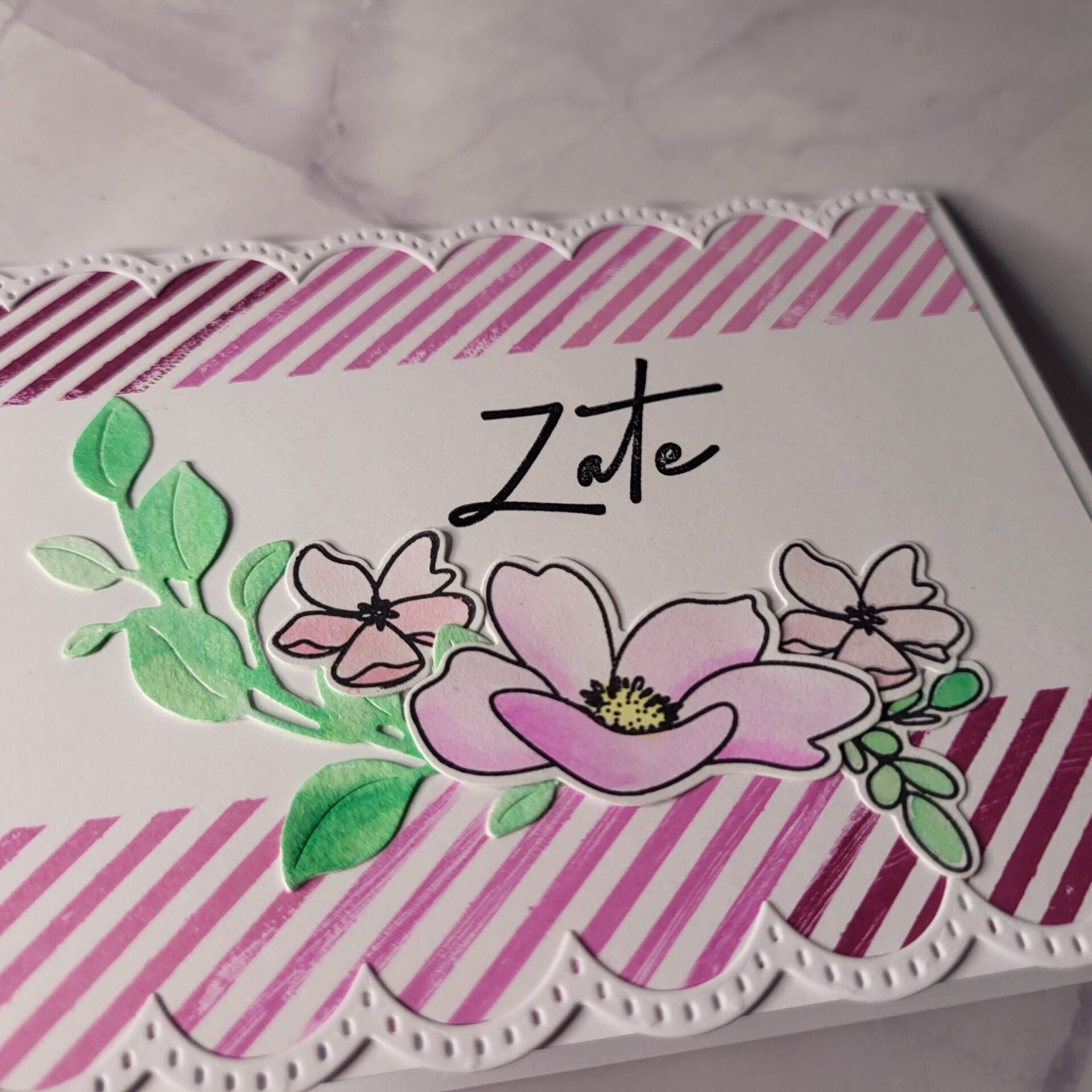 Voscilnica Zate - roza 1 Voščilnica Zate - roza